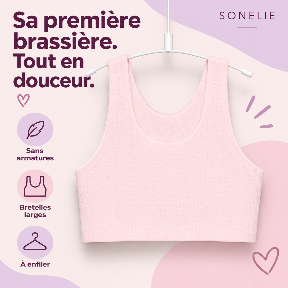 Sonelie, la première brassière