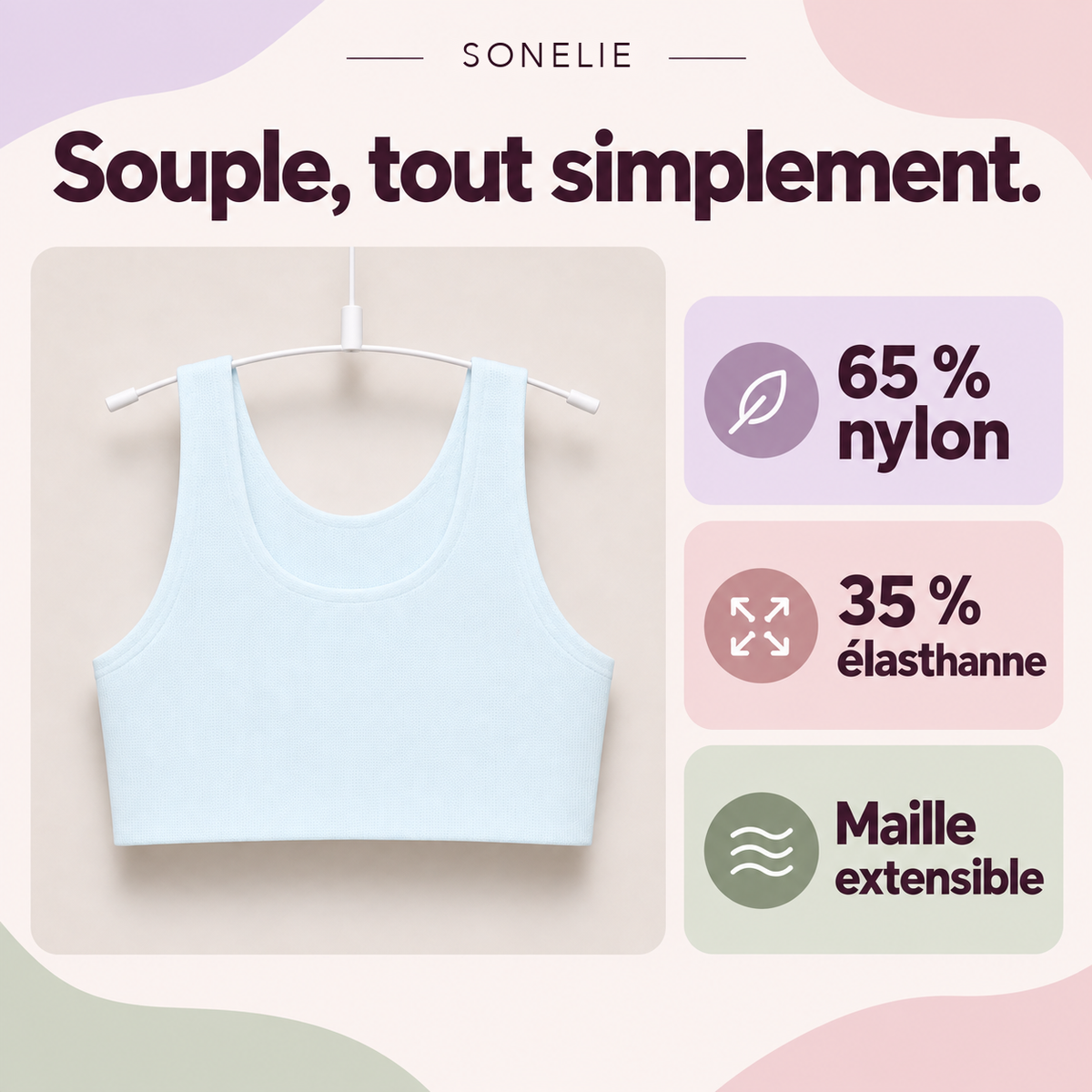 Sonelie, la première brassière